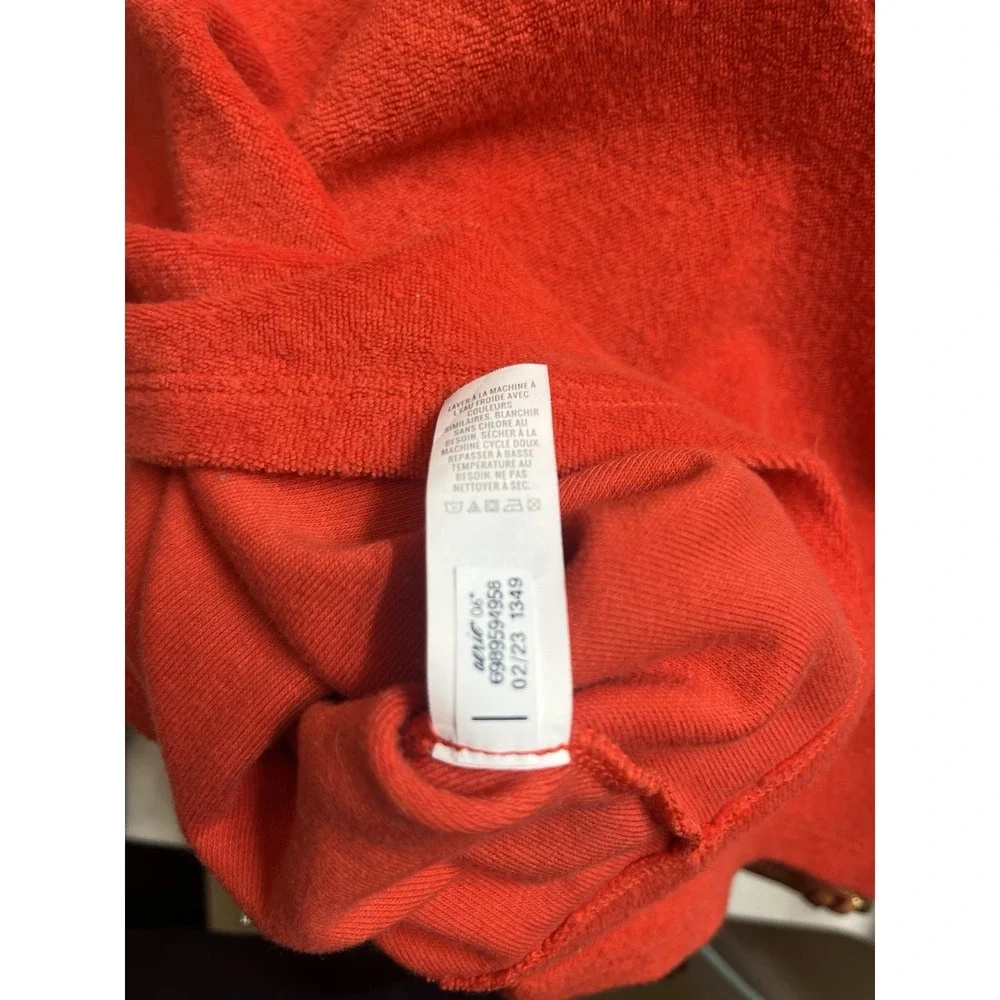 Offline by Aerie T-Shirt Size M Red Summer Lights Cropped Terry ‎ J91